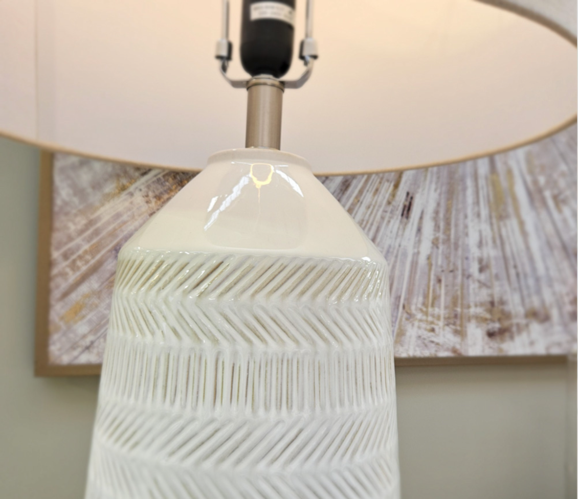 Eden Ceramin Table Lamp 82cm - Luxury Interiors