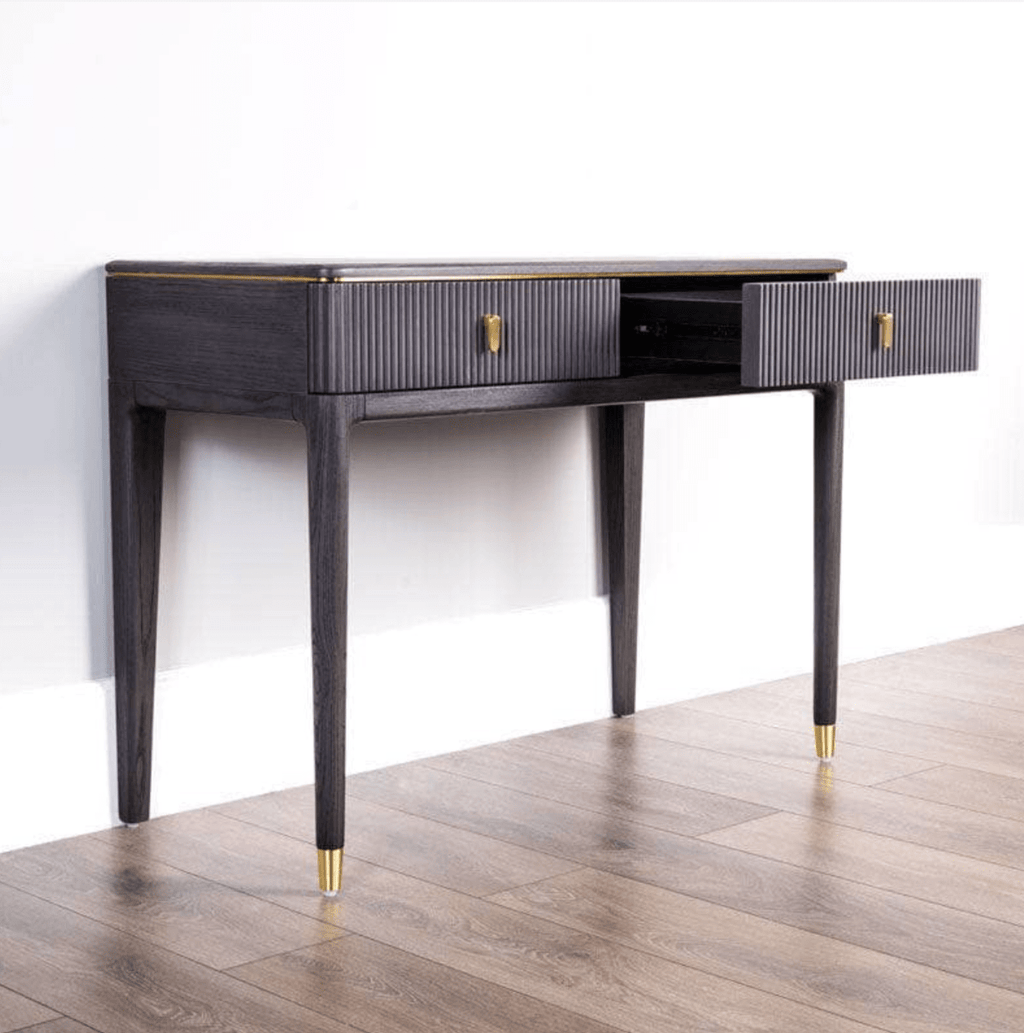 Darcy Dressing Table 2 Drawer - Luxury Interiors