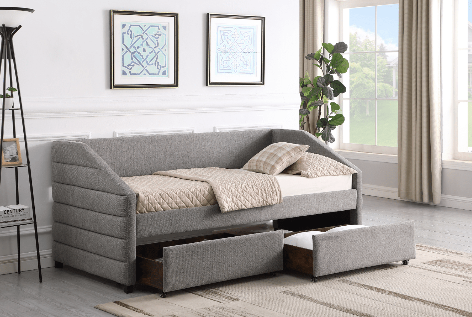 Daybed Beige/Grey - Luxury Interiors