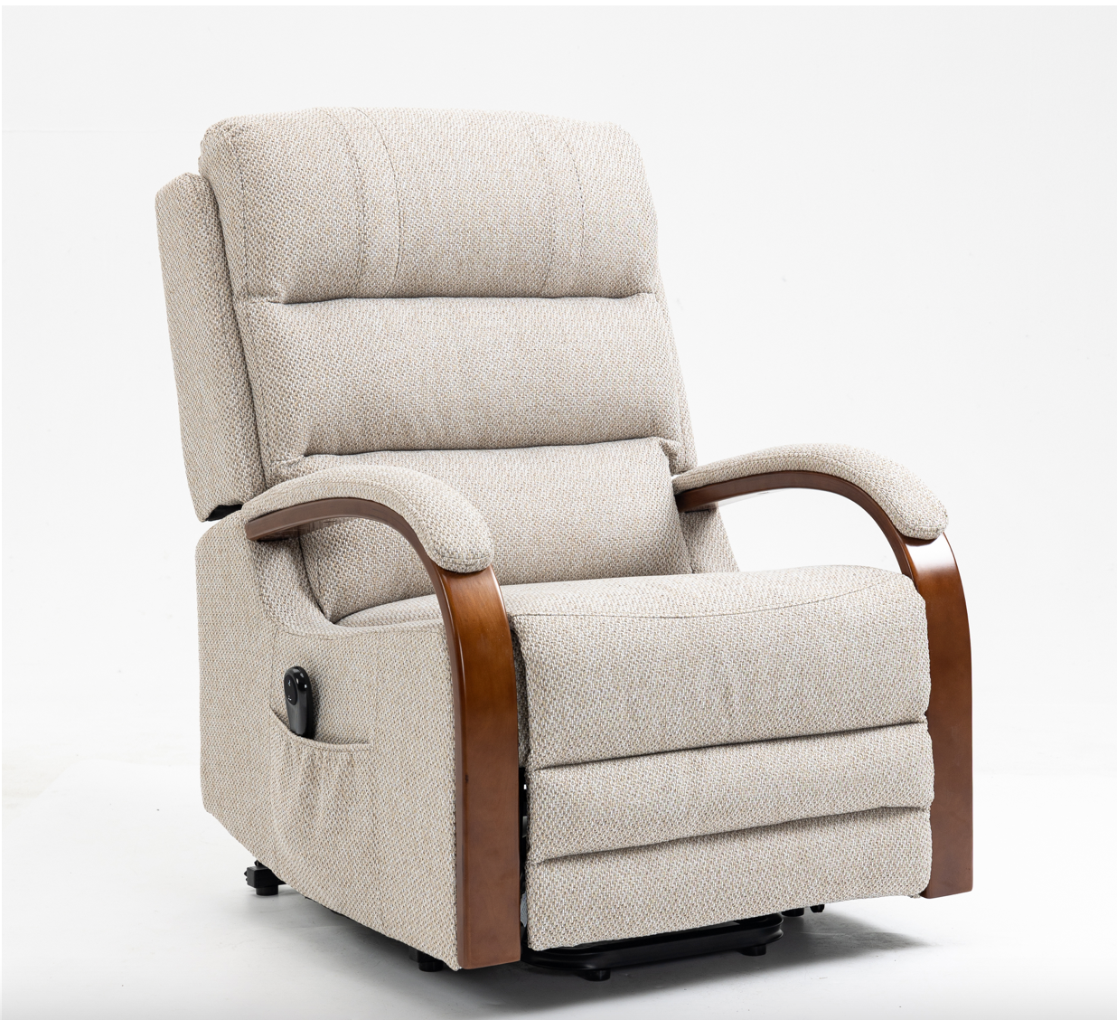 Westin Lift & Tilt Recliner Chair - Beige/Blue - Luxury Interiors