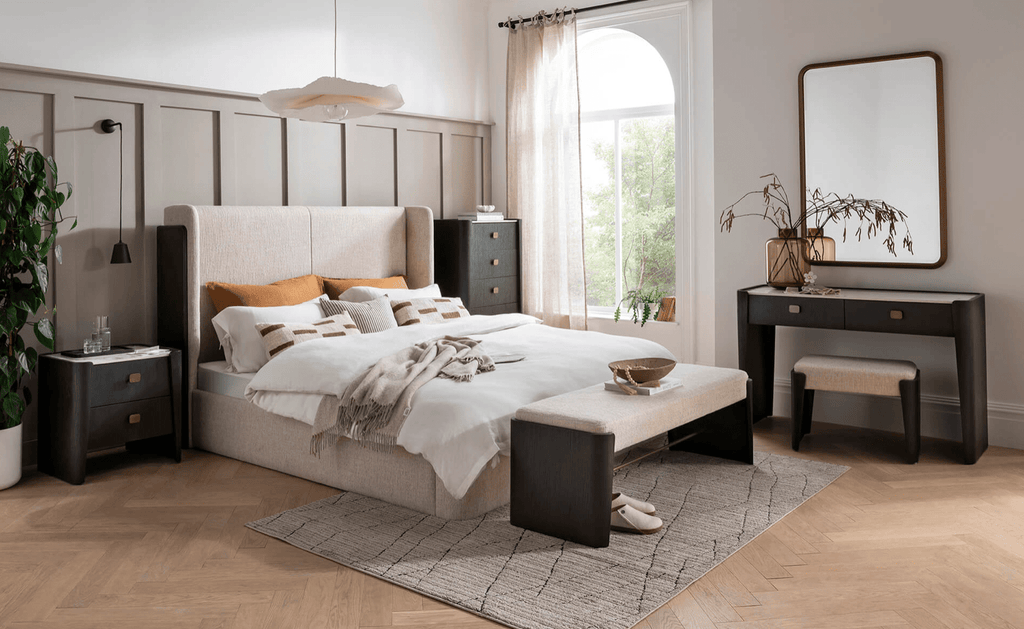 Rona 2 Drawer Dressing Table - Luxury Interiors
