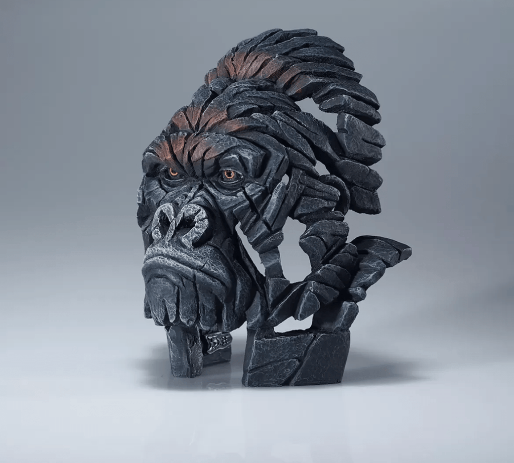 Edge Sculpture Miniature Gorilla - Luxury Interiors
