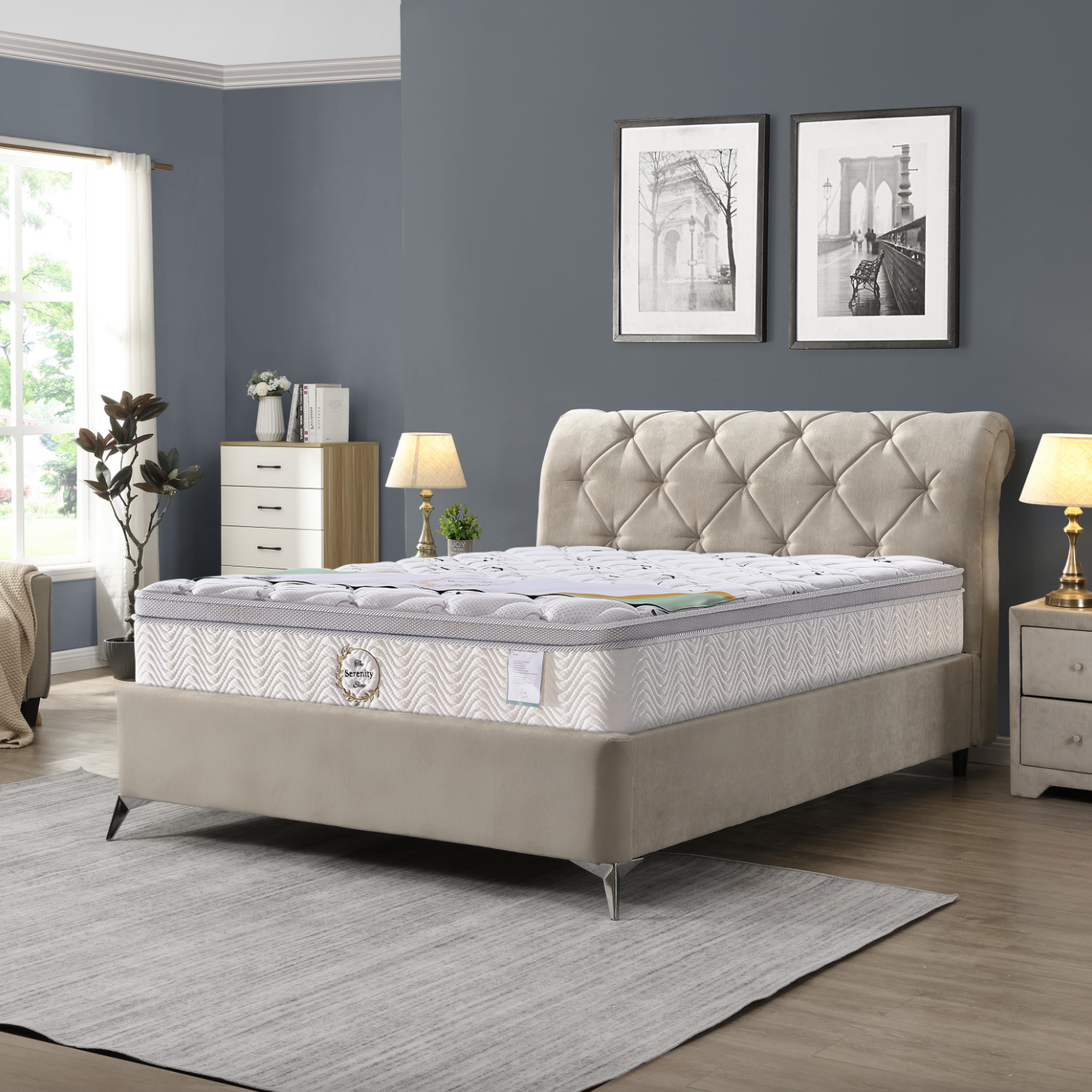 Paradise Medium-Firm Mattress - Luxury Interiors