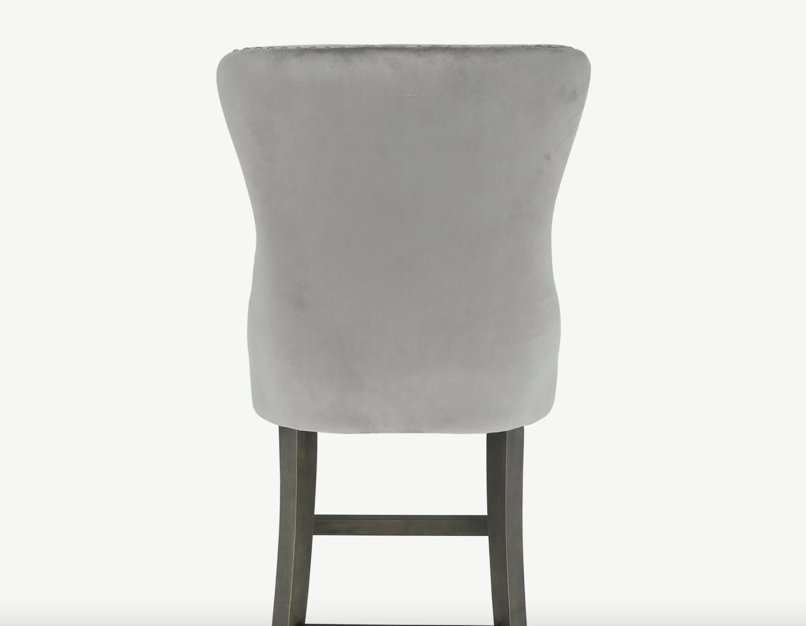 Kacy Grey Velvet Counter Stool (FREE delivery) - Luxury Interiors