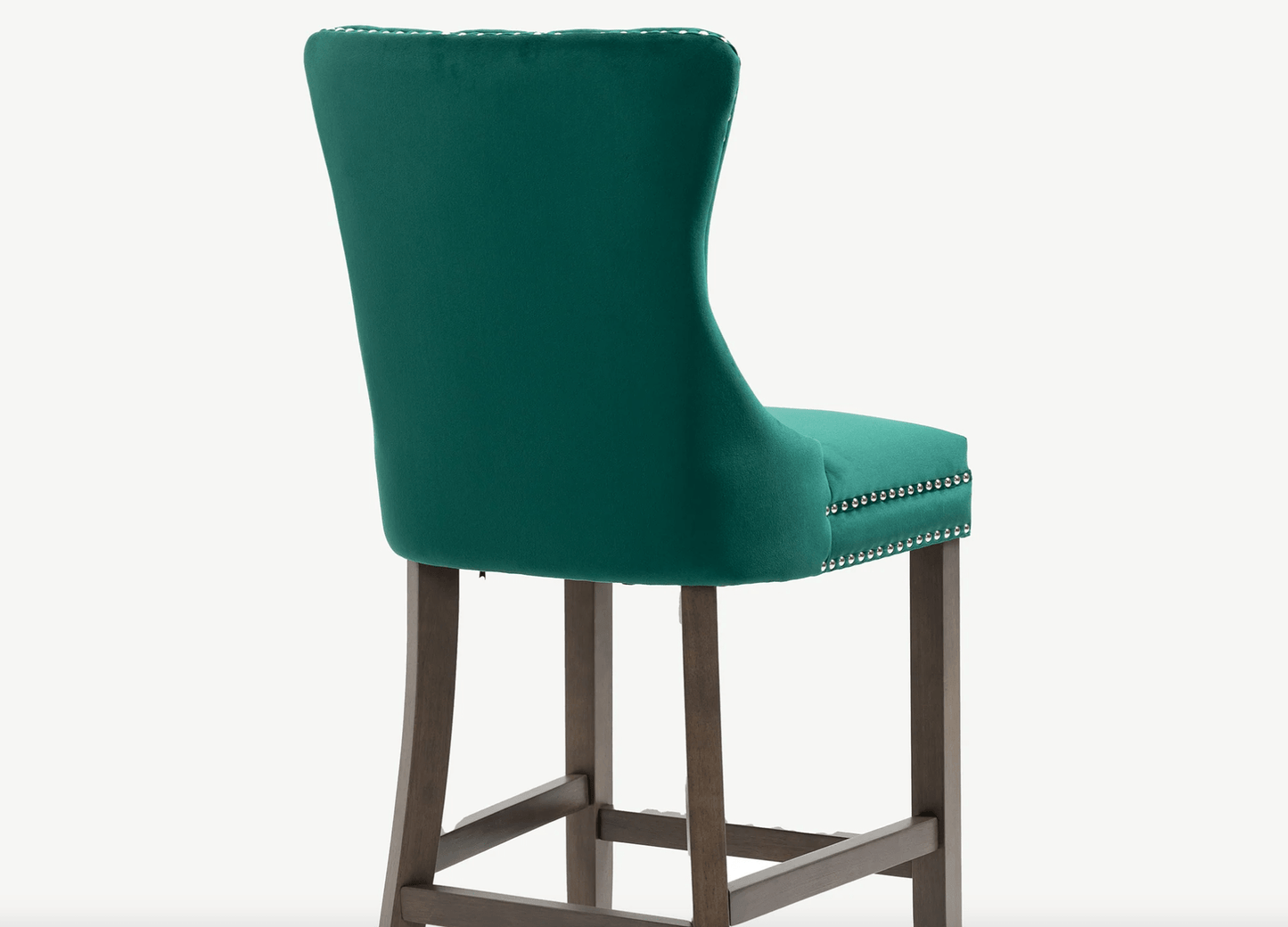 Kacy Green Velvet Counter Stool (PAIR)