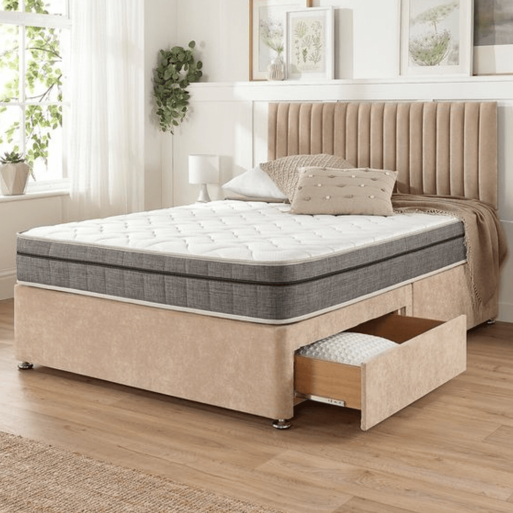 4ft'6 Standard Double Divan Base - Luxury Interiors