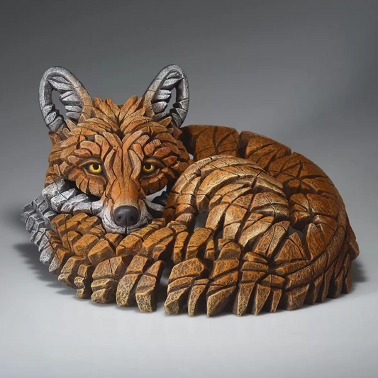 Edge Sculpture Curled Up Fox - Luxury Interiors