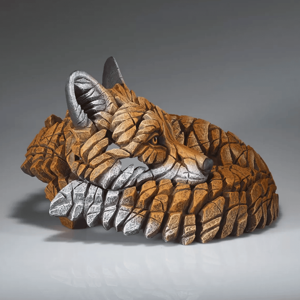 Edge Sculpture Curled Up Fox - Luxury Interiors