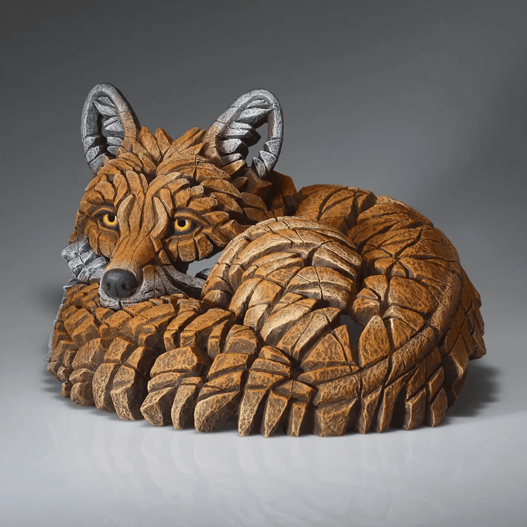 Edge Sculpture Curled Up Fox - Luxury Interiors