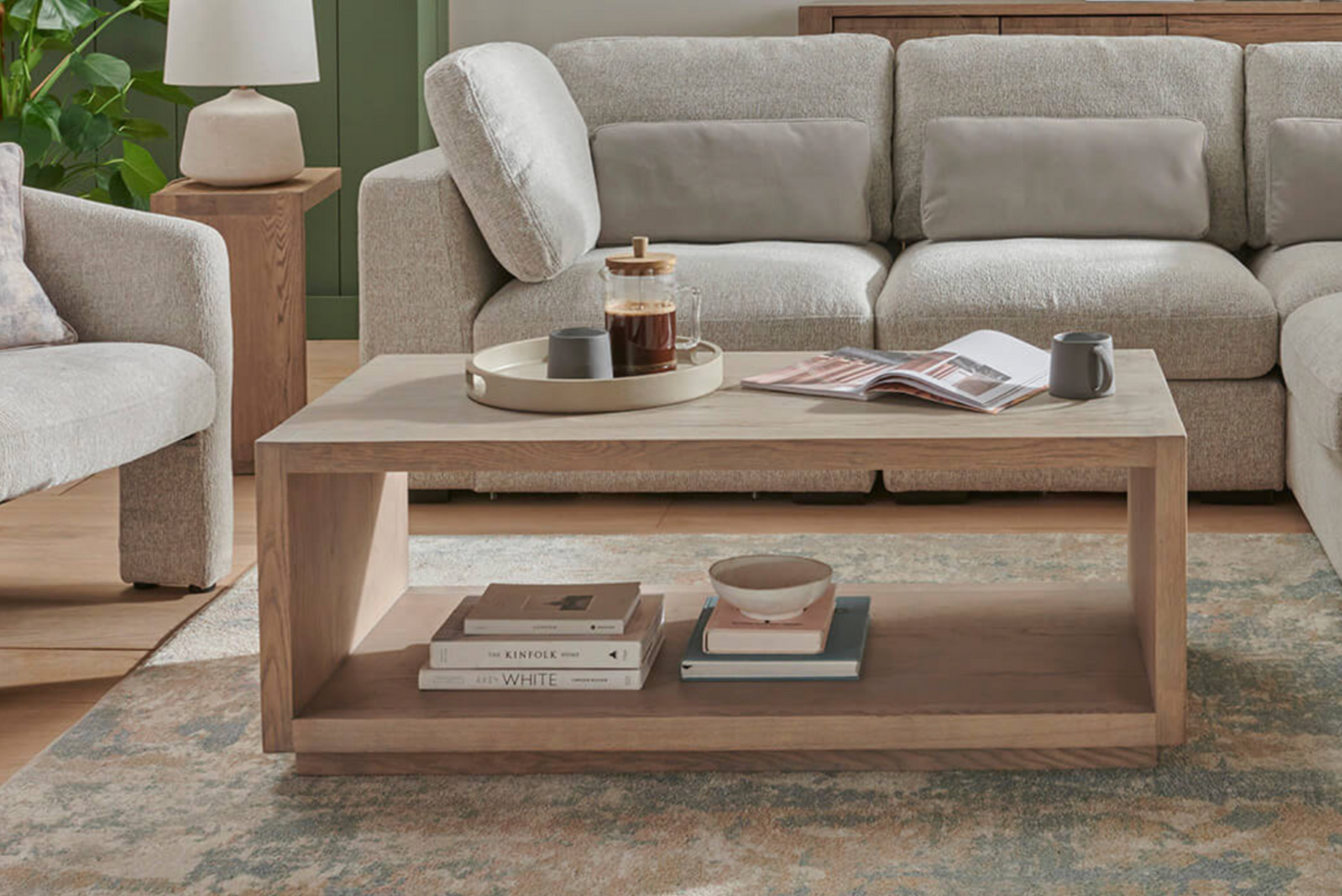 Fabien Smoked Oak Coffee Table