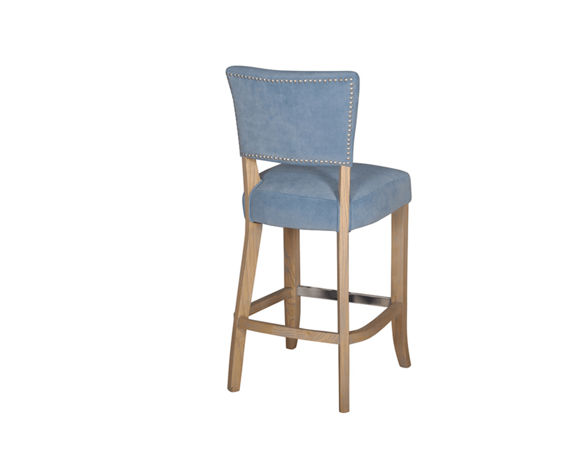 Donna Brushed Velvet Bar Stools (PAIR)