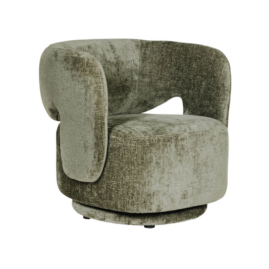 Kola Swivel Accent Chairs Olive Green