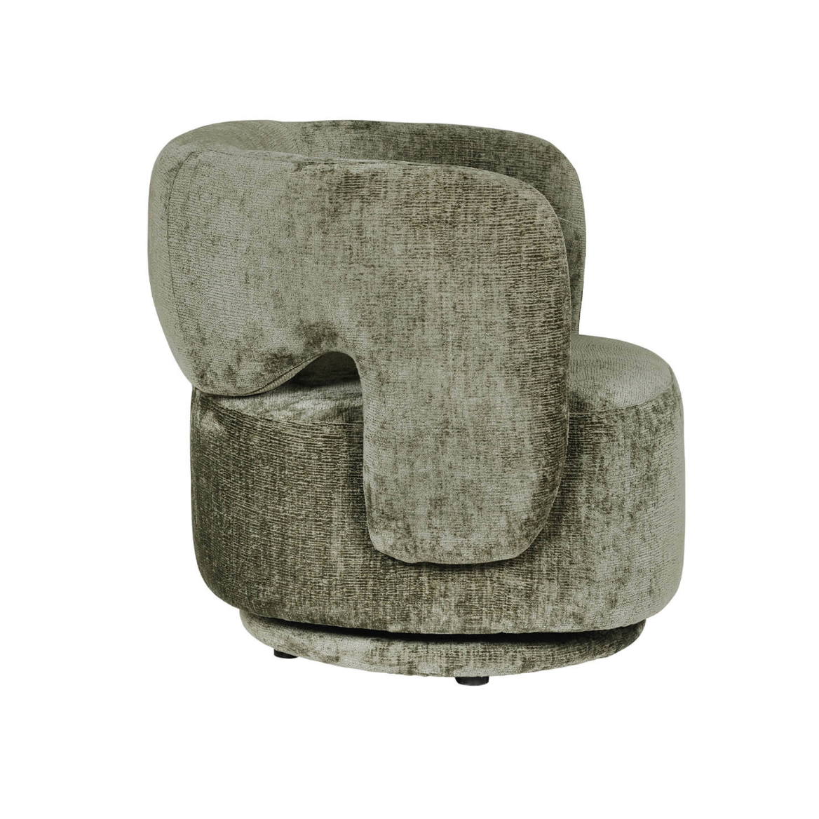 Kola Swivel Accent Chairs Olive Green