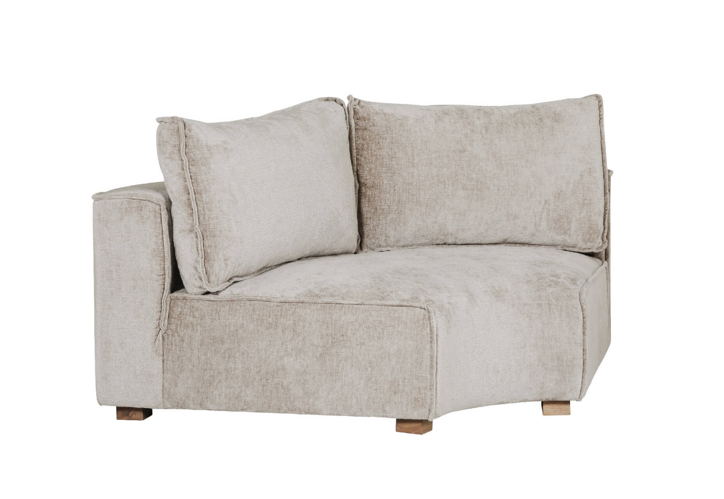 Bobbi Modular Chenille Corner Sofa