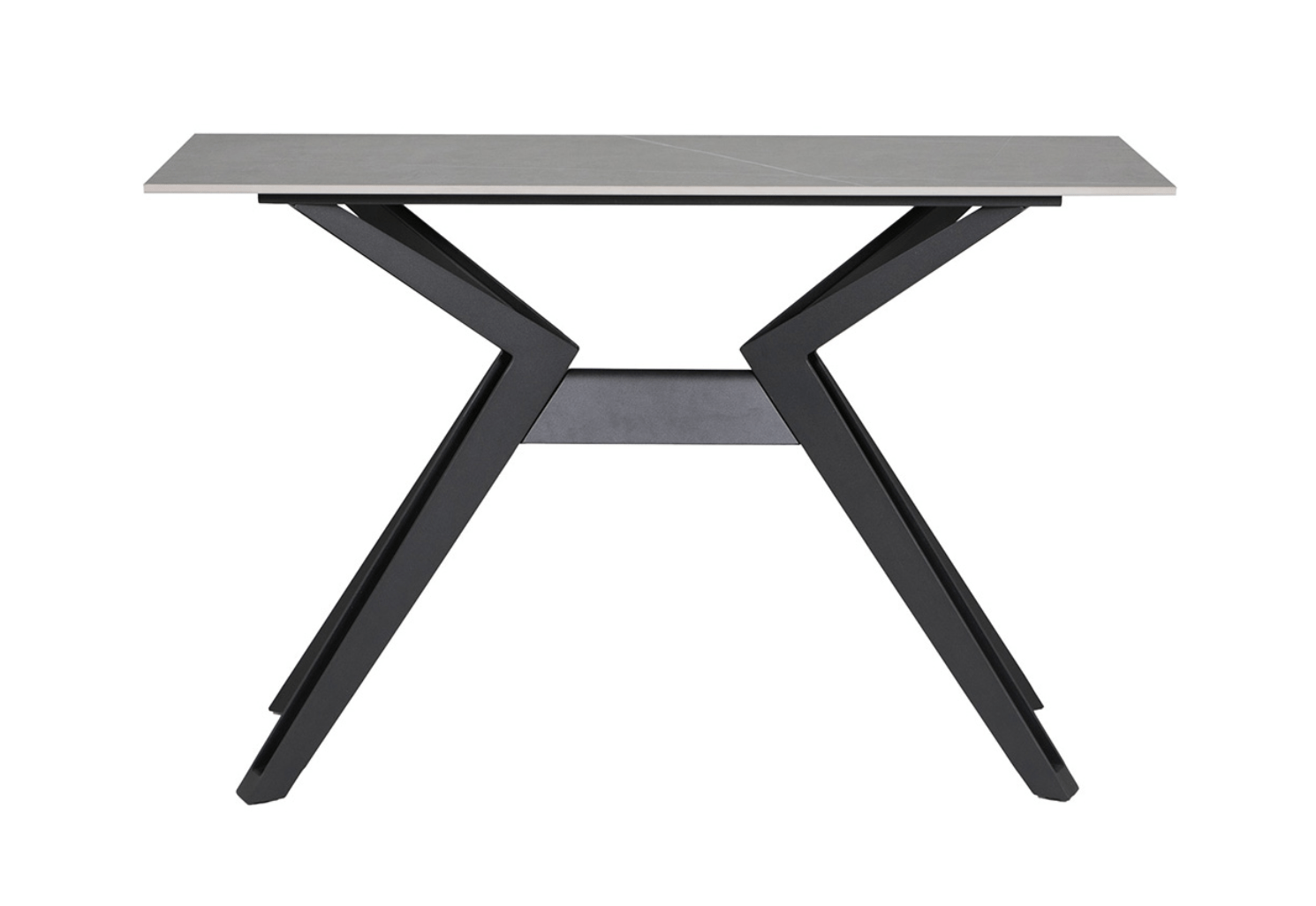 Kore Stone Ceramic & Metal Console Table - Luxury Interiors