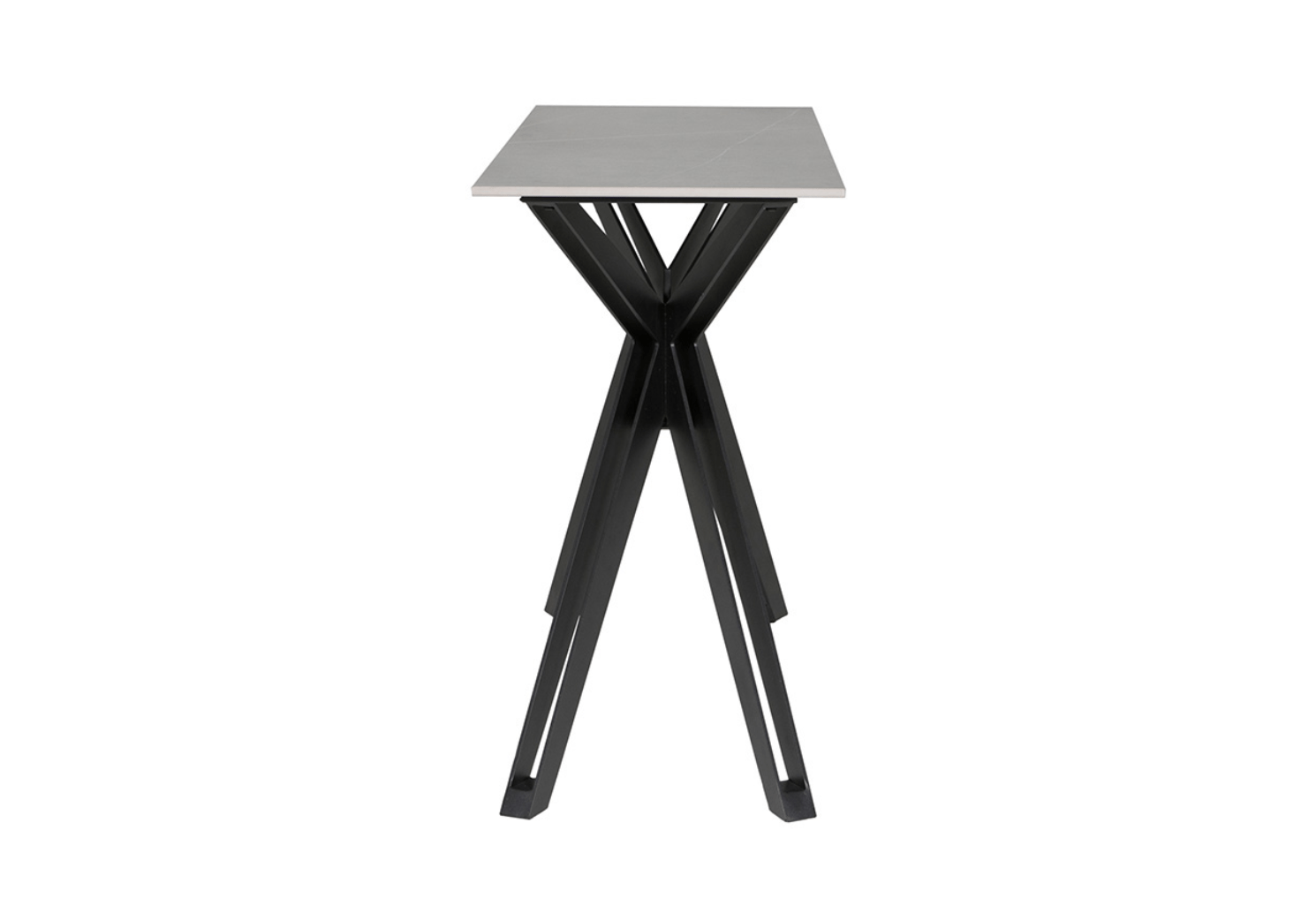 Kore Stone Ceramic & Metal Console Table - Luxury Interiors