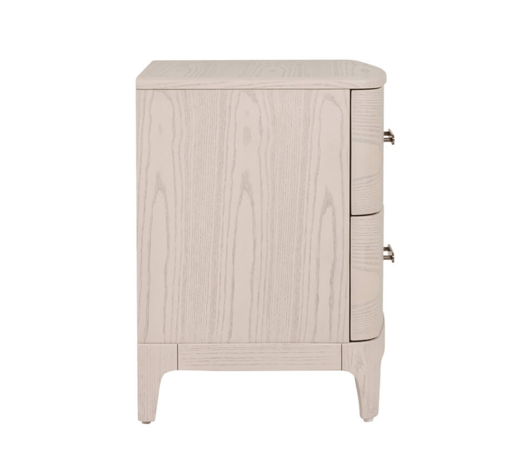 Zillow 2 Drawer Bedside Table - Luxury Interiors