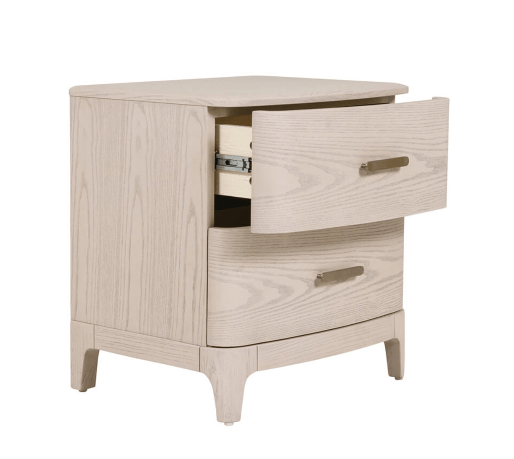 Zillow 2 Drawer Bedside Table - Luxury Interiors