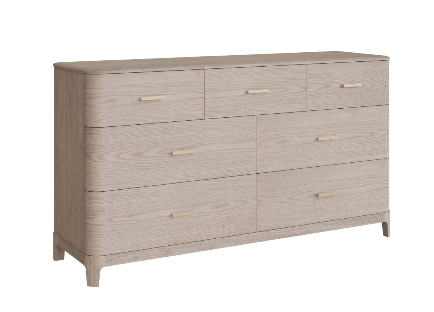 Zillow 7 Drawer Chest Parisian Cream - Luxury Interiors