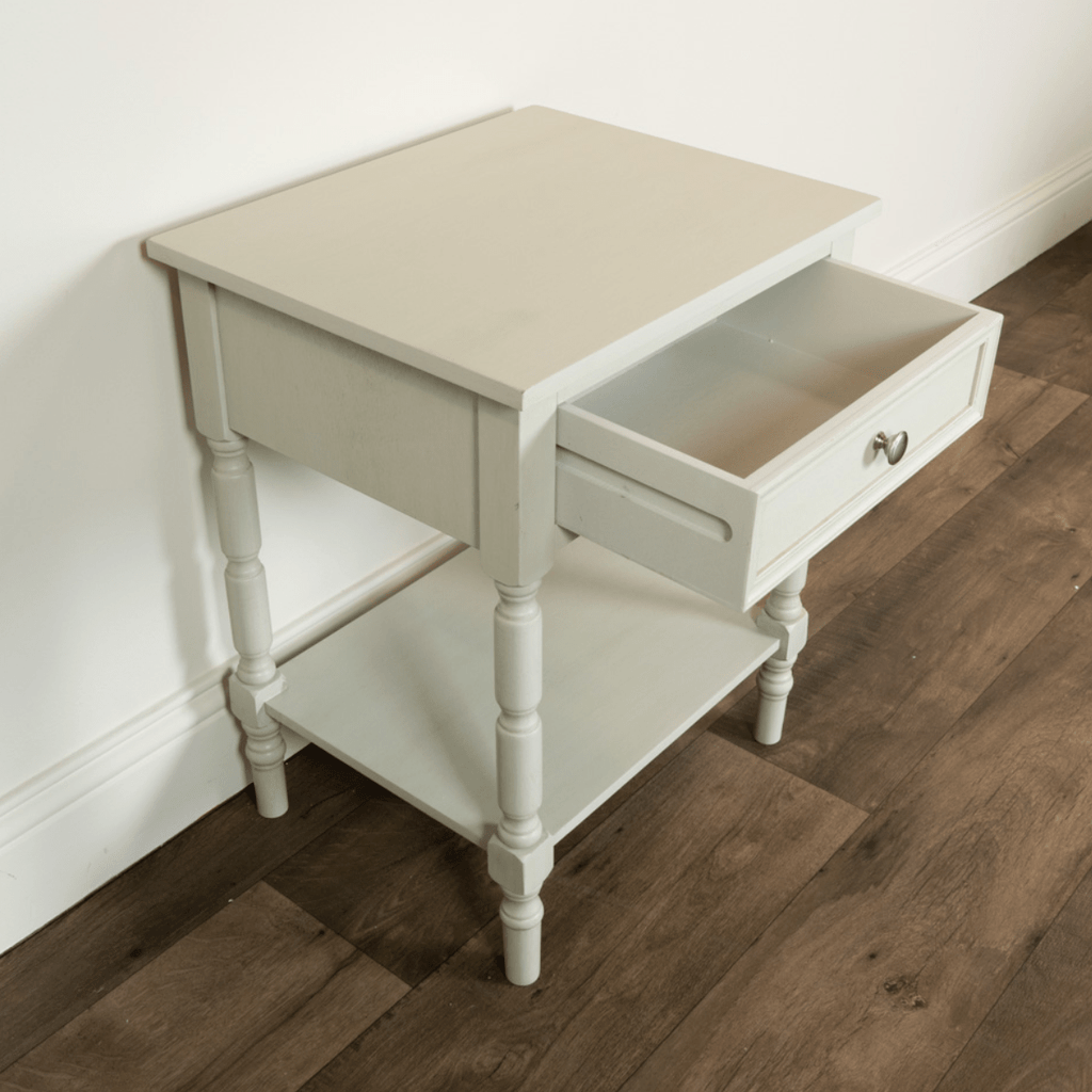 Lenny 1 Drawer Accent Lamp Table - Luxury Interiors