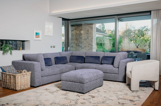 Blue Humphrey Modular Scatter Sofa