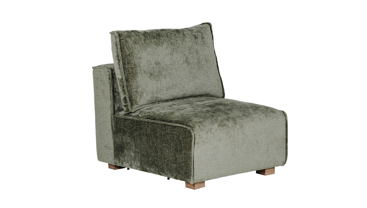 Bobbi Green or Mink Modular Sofa