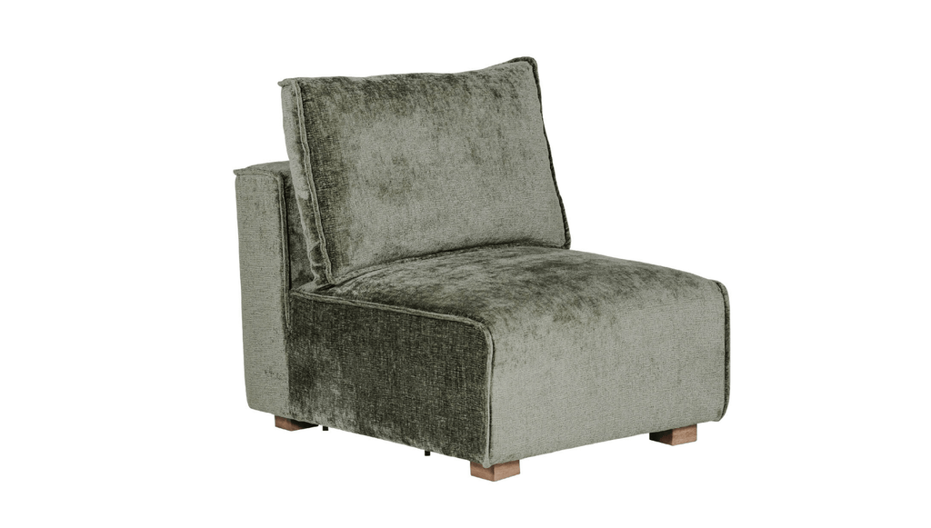 Bobbi Green or Mink Modular Sofa - Luxury Interiors