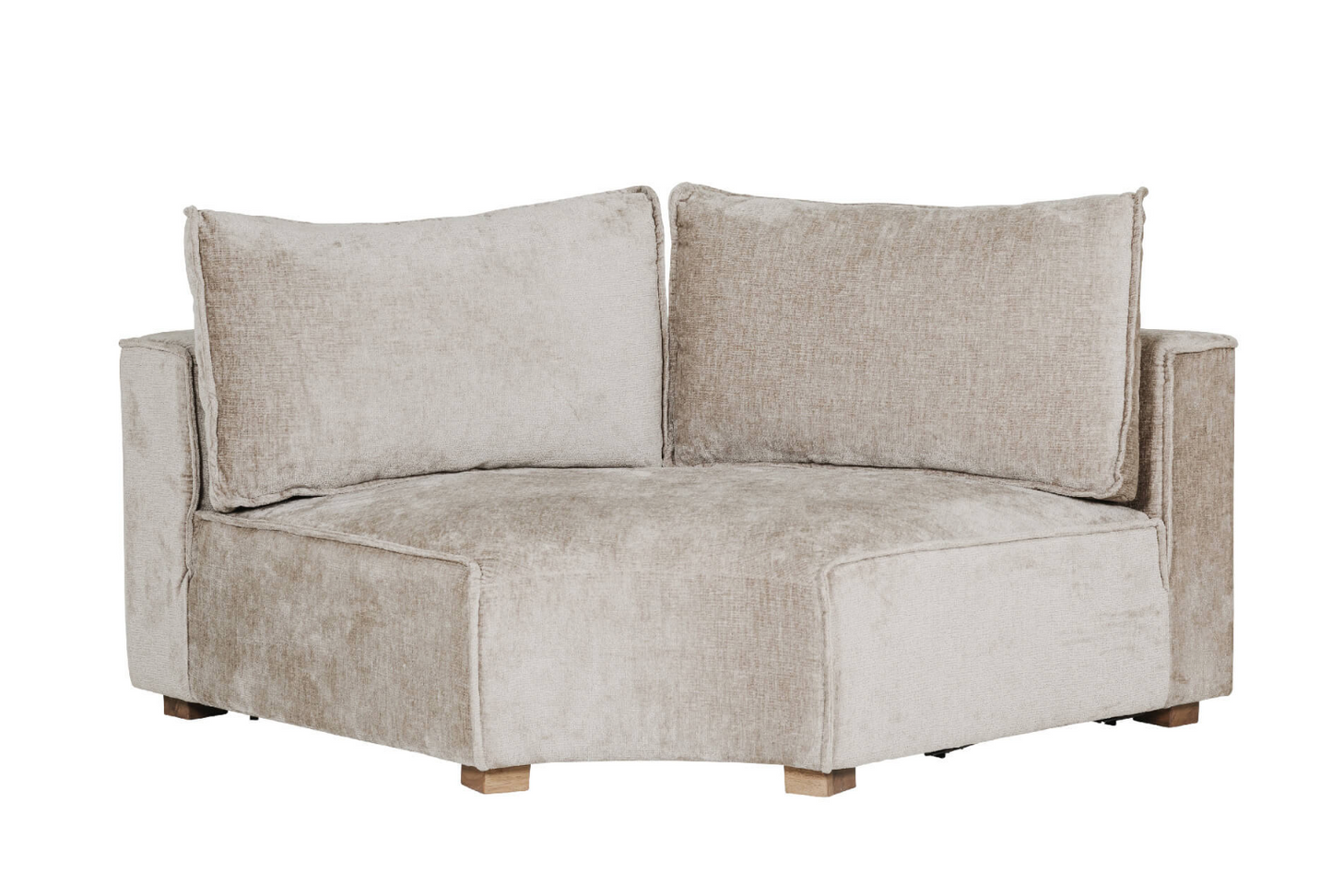 Bobbi Green or Mink Modular Sofa