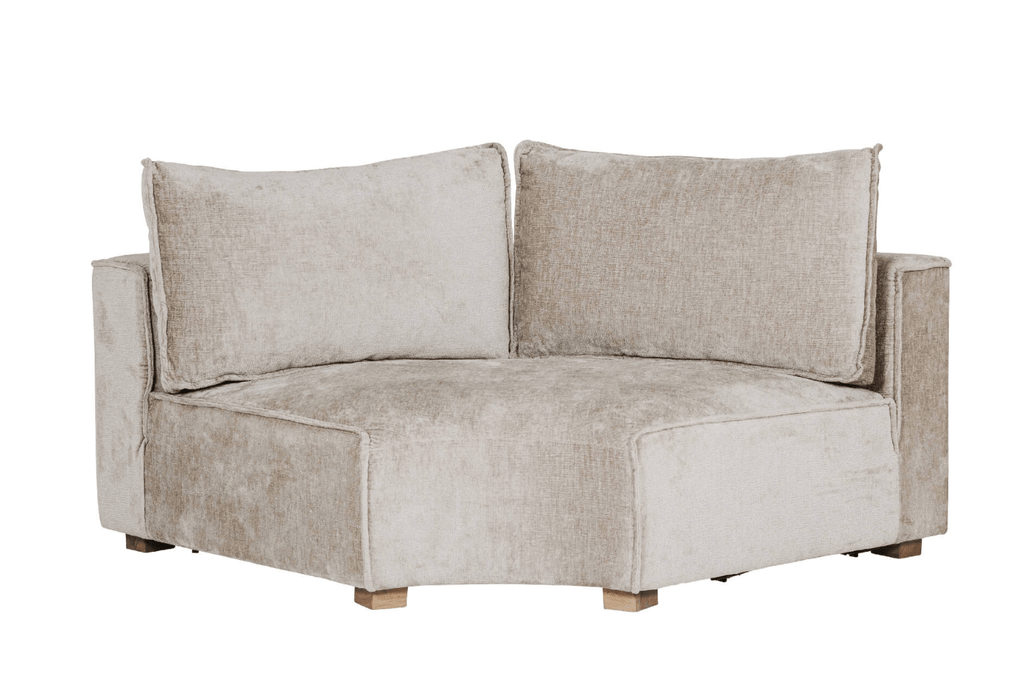 Bobbi Green or Mink Modular Sofa - Luxury Interiors