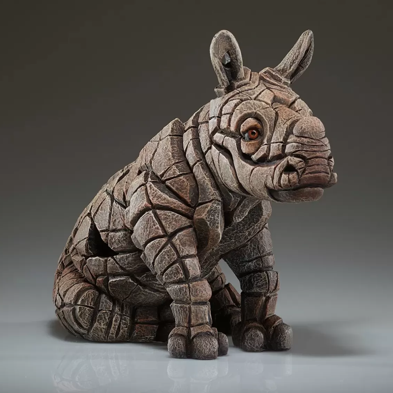 Edge Sculpture Rhinocerous Calf Figure - Luxury Interiors