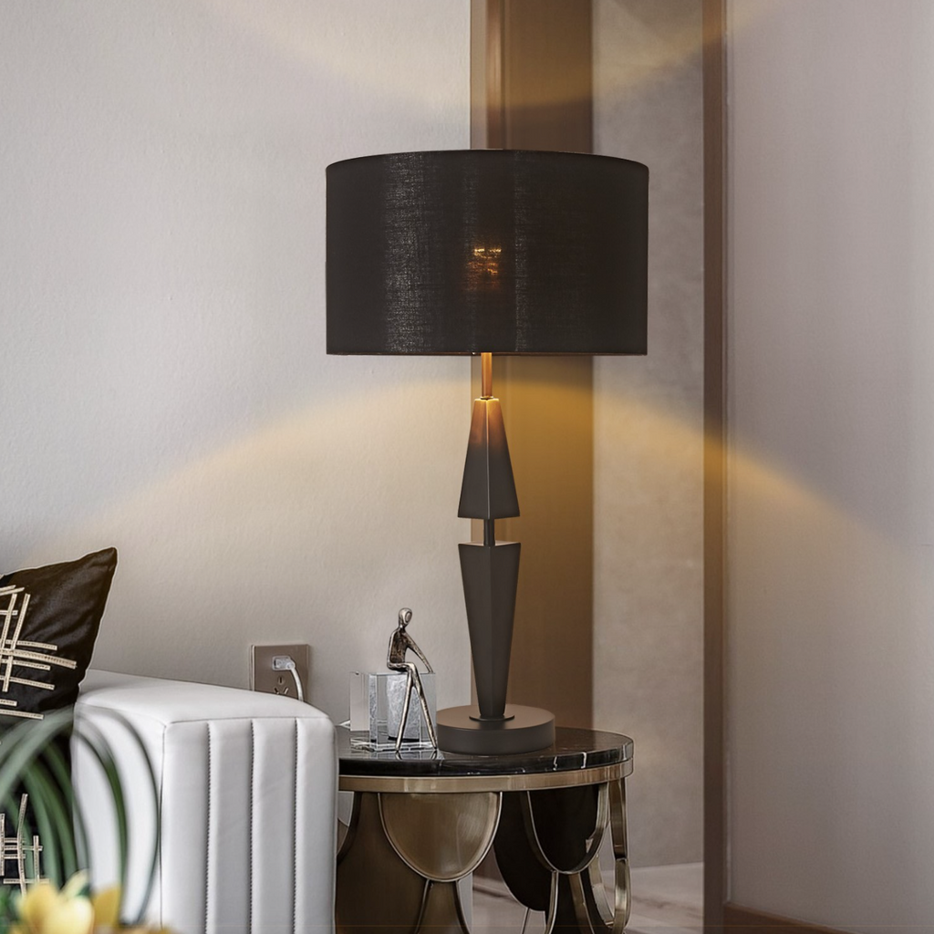 Tina Black Table Lamp - Luxury Interiors