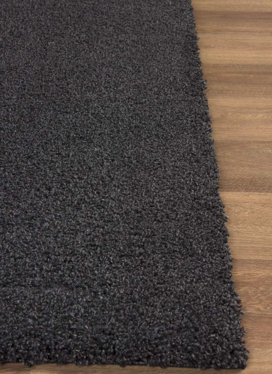 Empire Charcoal Shaggy Rug - Luxury Interiors