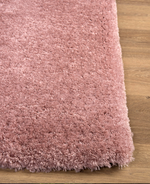 Prada Coral Polyester Shaggy Rug - Luxury Interiors