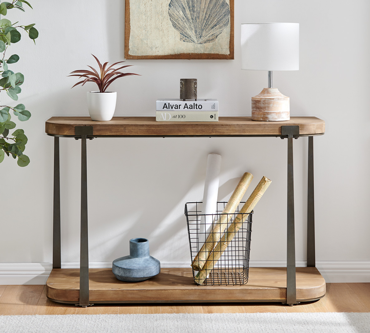 Shoreditch Wood Console Table - Luxury Interiors