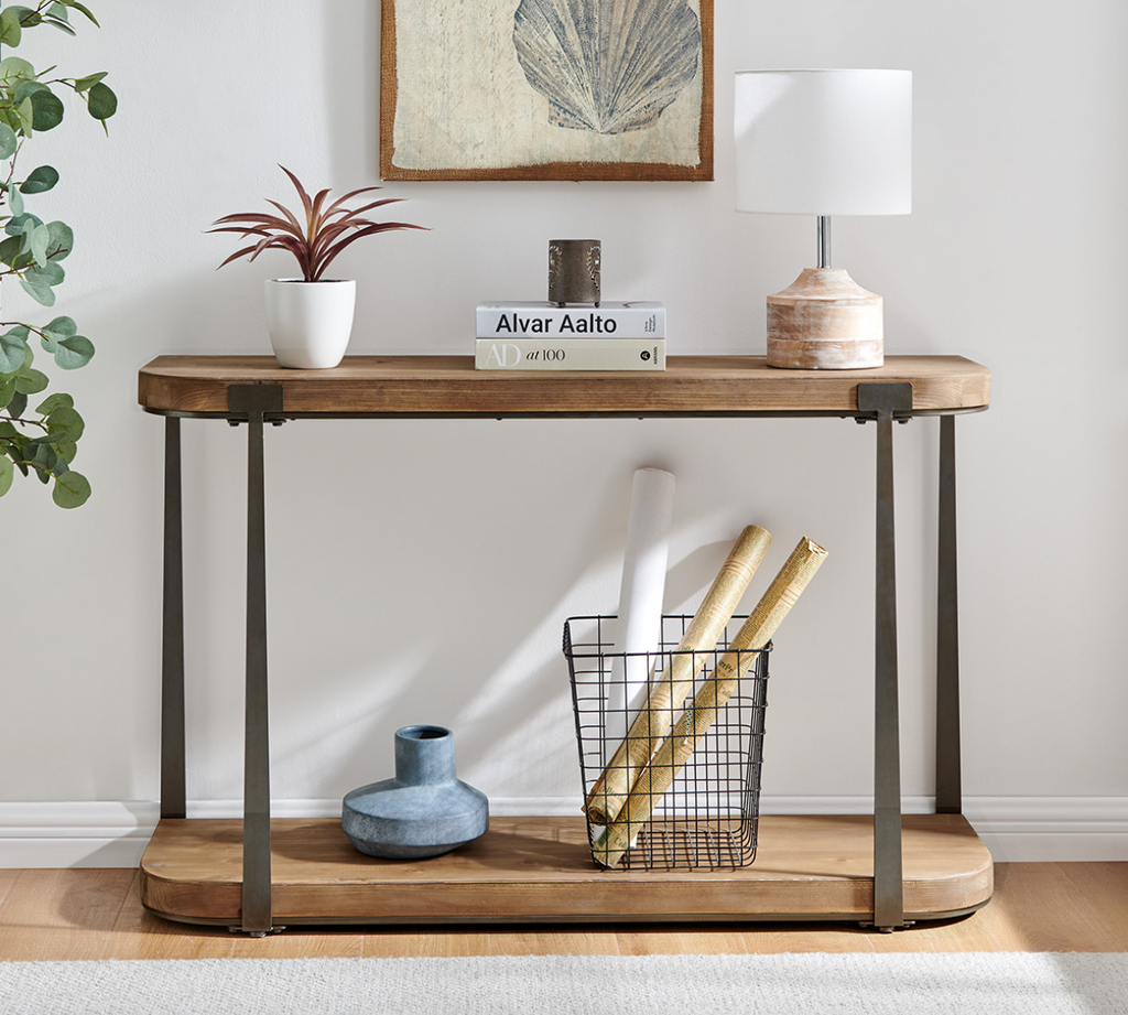 Shoreditch Wood Console Table - Luxury Interiors