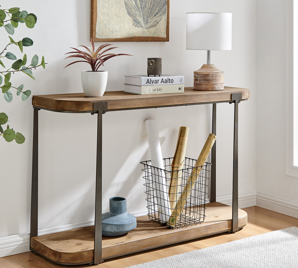 Shoreditch Wood Console Table - Luxury Interiors