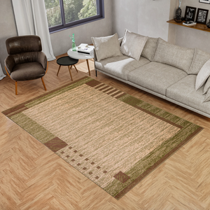 Twist Green Natural Rug - Luxury Interiors