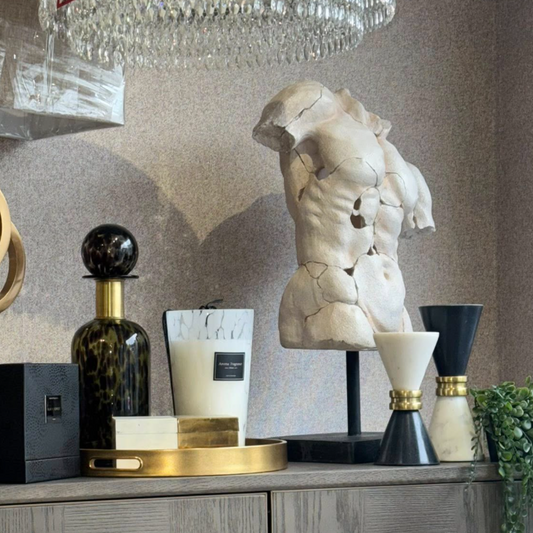 Aurelian Fragmented Male Torso Sculpture - Luxury Interiors