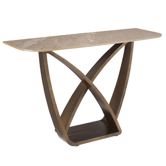 Vanessa Sinter Stone Console Table