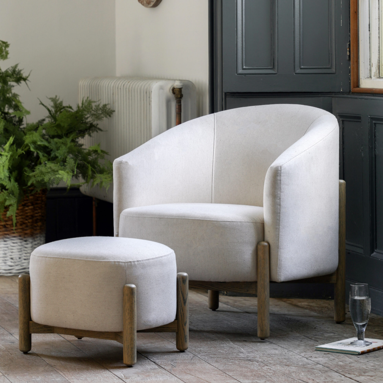 Tindon Armchair Natural Linen