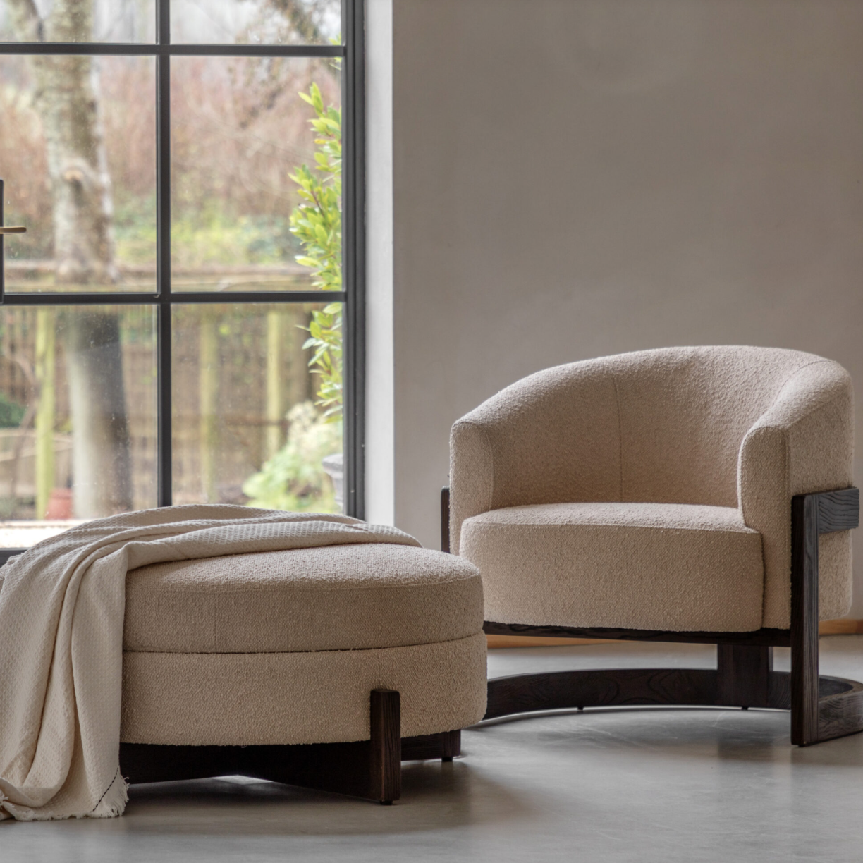 Cercola Boucle Armchair