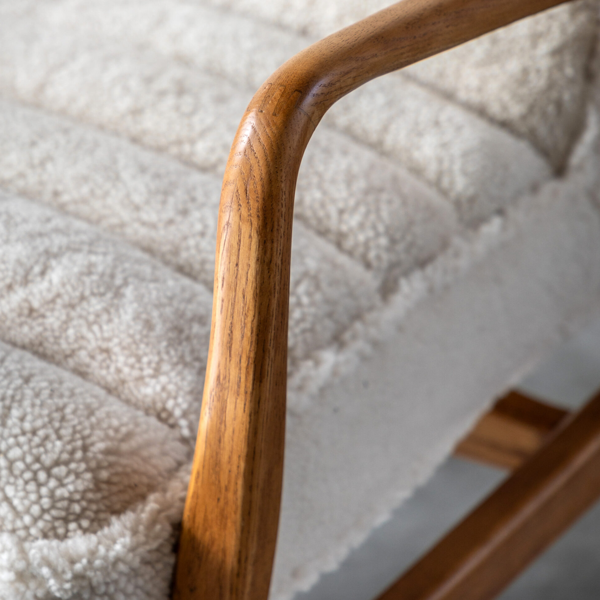Sheepskin Datsun Armchair Natural Cream