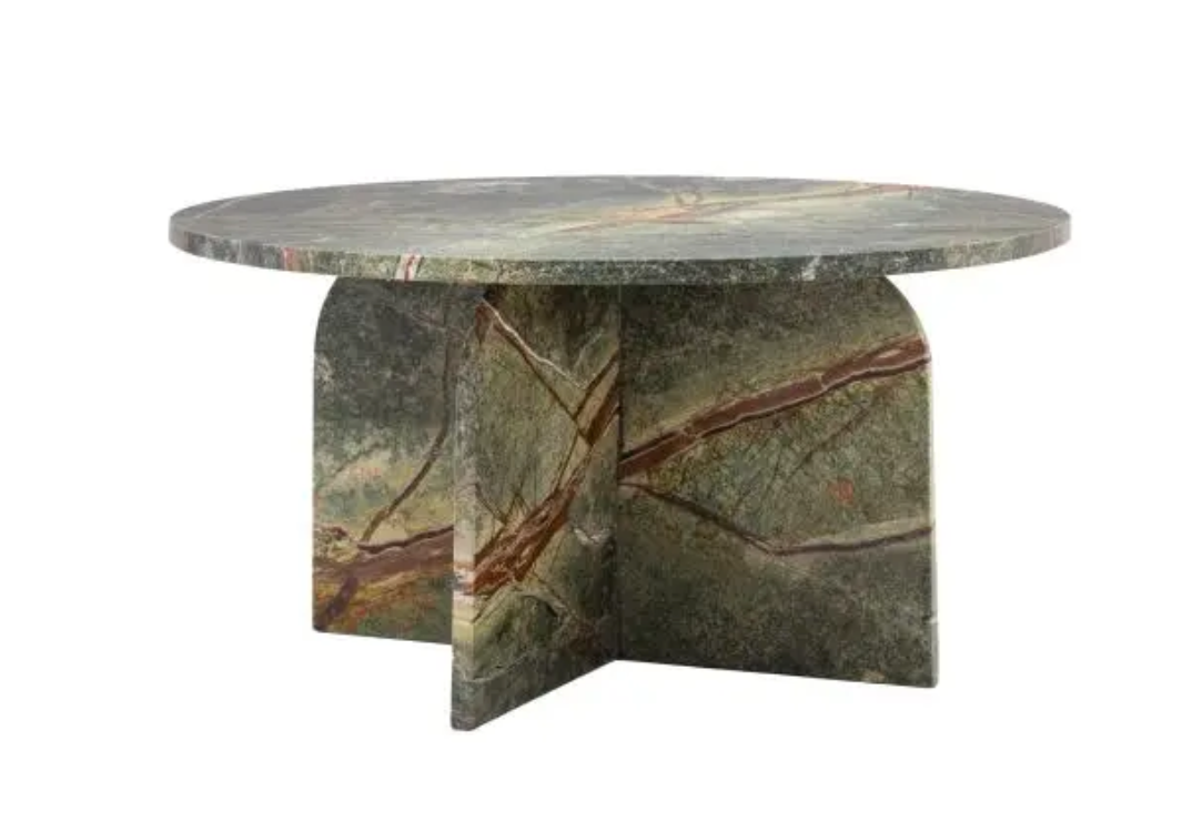 Amalfi Round Ember Marble Coffee Table