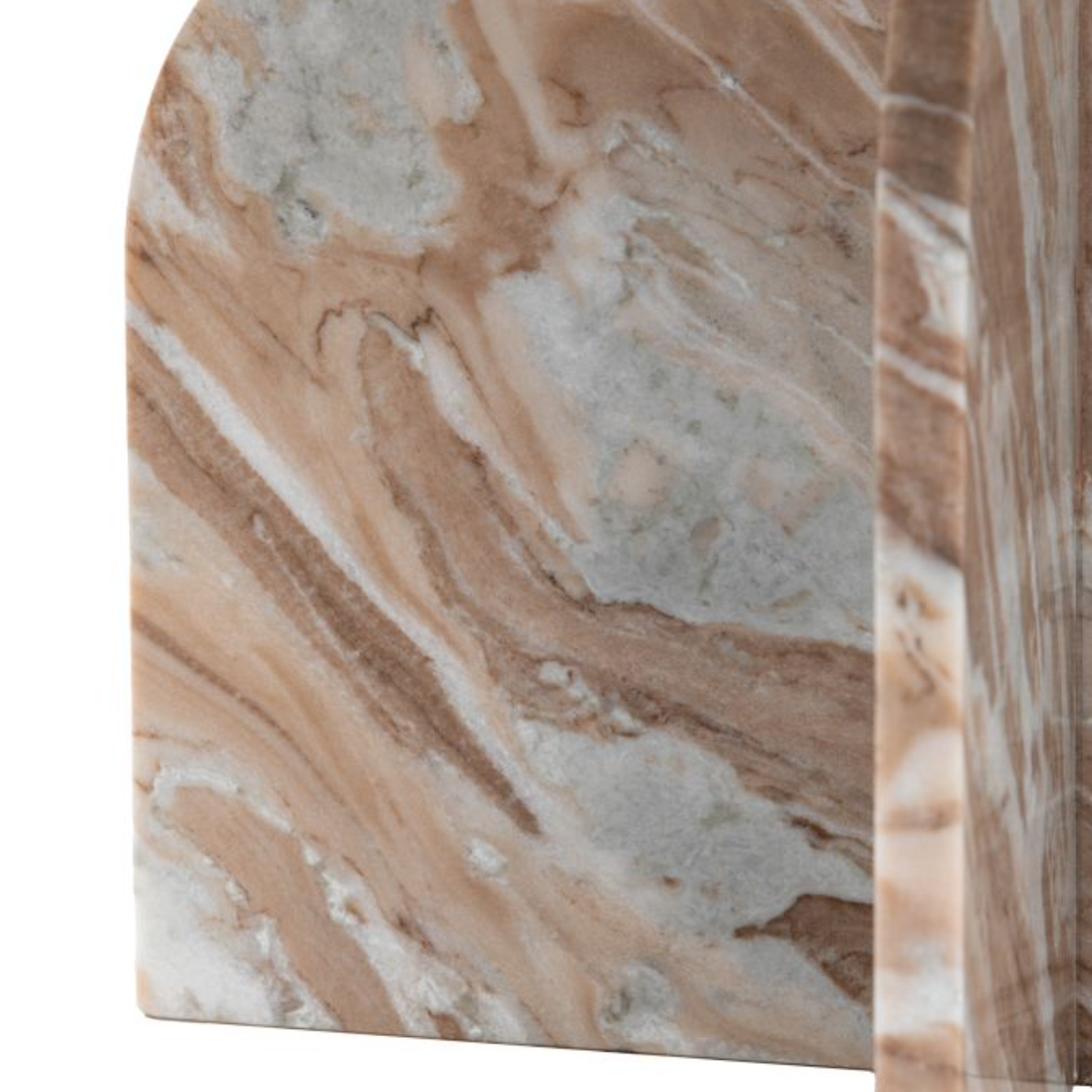Amalfi Round Natural Marble Coffee Table - Luxury Interiors