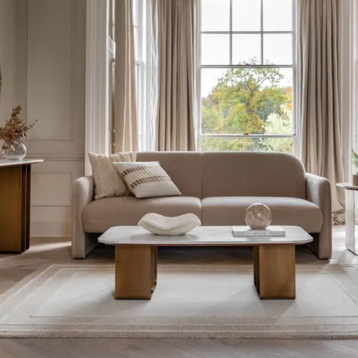 Dorado Marble Coffee Table - Luxury Interiors