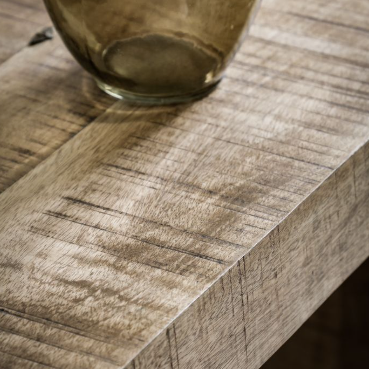 Iowa Console Table Natural Wood - Luxury Interiors