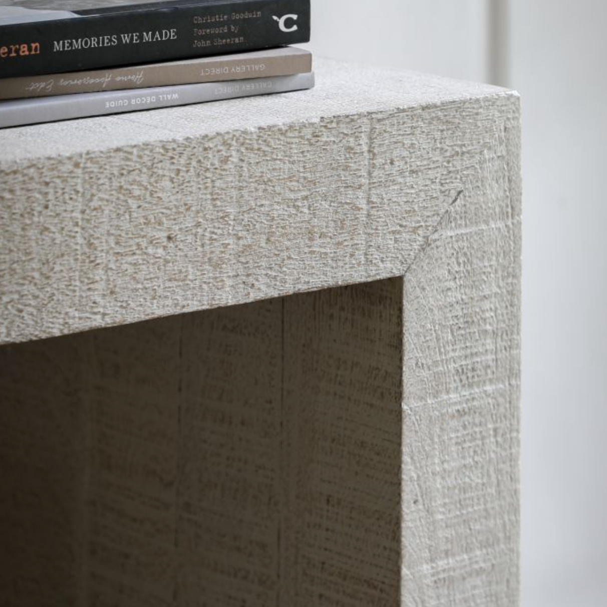 Iowa Console Table White Wash - Luxury Interiors