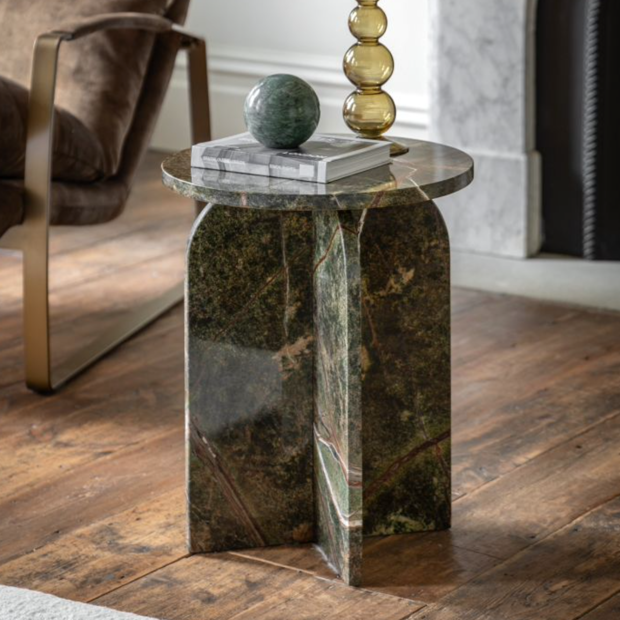 Amalfi Side Table Ember