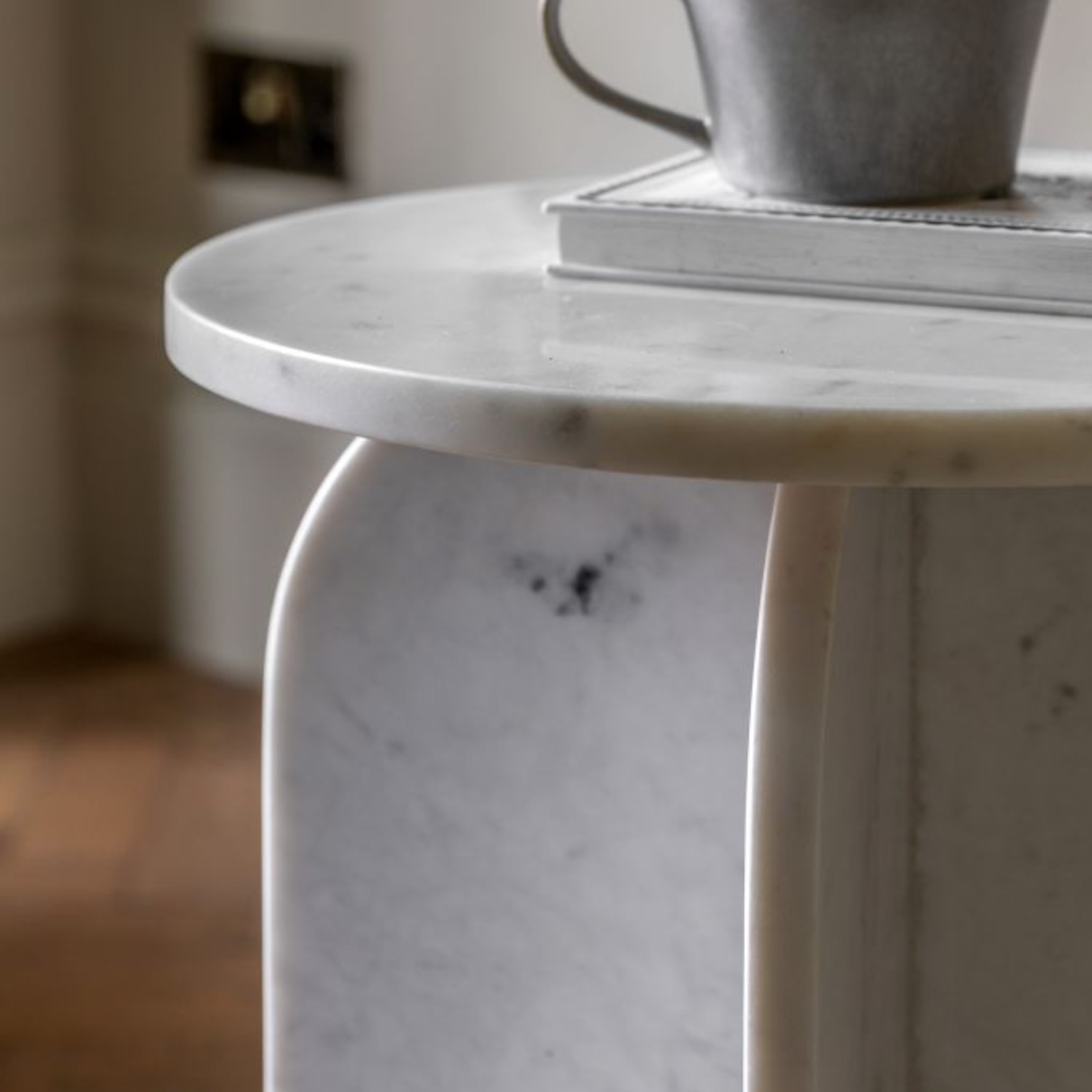 Amalfi Side Table White