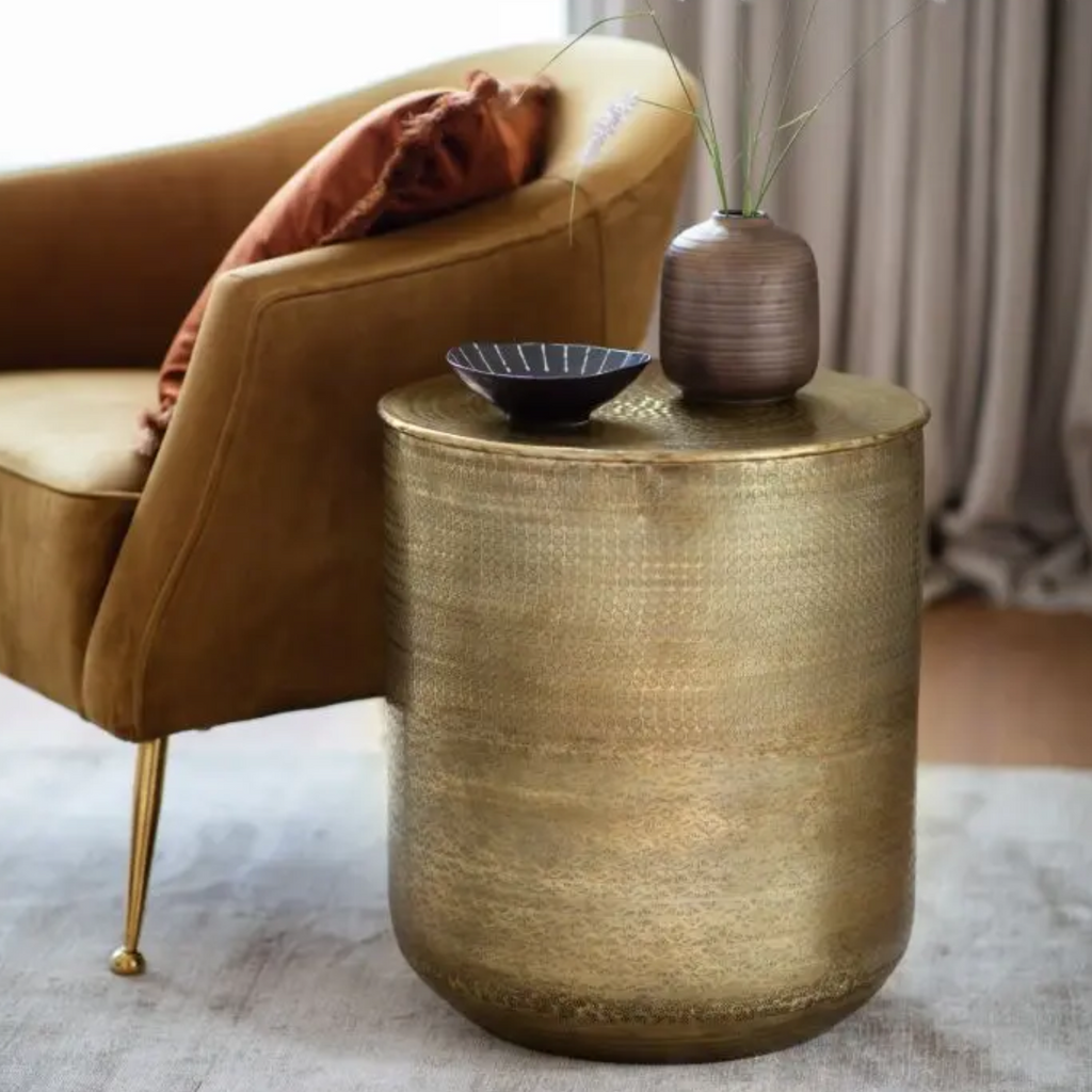 Ashta Gold Lamp Table
